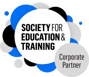 Logo: Society for education and training: corporate partner
